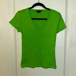 Ralph Lauren Green Tee- Size Medium